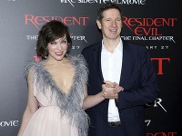 Milla Jovovich s manželom, režisérom filmov Resident Evil - Paulom W.S. Andersonom.