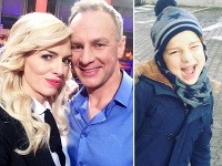 Zlatica Puškárová, Patrik Švajda ich syn Leo. Zlatica Puškárová, Patrik Švajda ich syn Leo.