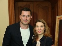 Ján Koleník so svojou hereckou kolegyňou Danicou Matušovou.