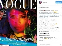 Valentina Sampaio je hviezdou aktuálneho vydania magazínu Vogue. 