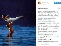 Herečka Jennifer Gray si na nakrúcanie Hriešneho tanca zaspomínala aj na instagrame. Netajila sa tým, že je veľmi vďačná za to, že mohla byť súčasťou počinu, ktorý robi ľuďom radosť už toľké roky.  