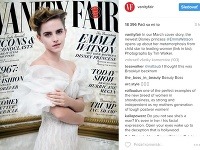 Emma Watson zdobí aktuálne vydanie magazínu Vanity Fair. 