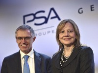 Carlos Tavares a Mary Barra, riaditelia dvoch koncernov Carlos Tavares a Mary Barra, riaditelia dvoch koncernov