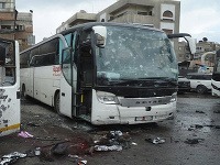 Útok teroristov v Damasku si vyžiadal životy 74 ľudí. Útok teroristov v Damasku si vyžiadal životy 74 ľudí.