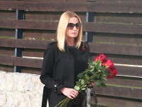 Marianna Ďurianová bola na pohrebe štýlová.