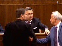 Igor Matovič sa neudržal pri predsedovi parlamentu.