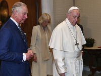 Princ Charles sa stretol s pápežom Františkom