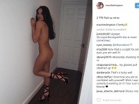 Marnie Simpson na instagrame bežne zverejňuje nahé fotky. 