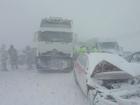 Hromadná nehoda pod Tatrami