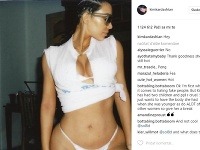 Kim Kardashian zverejnila na instagrame takúto sexi fotku. 