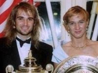 Andre Agassi a Steffi Graf kedysi Andre Agassi a Steffi Graf kedysi