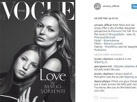 Lila Grace a Kate Moss takto pózovali pred rokom pre magazín Vogue. 