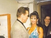Zora Czoborová s Arnoldom Schwarzeneggerom