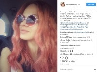 Lina Mayer sa na Instagrame pochválila novým účesom.