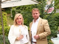 Riaditeľka Fashion TV Gabriela Drobová s partnerom Karolom Rumanom.