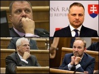 Andrej Hrnčiar, Juraj Droba, Karol Farkašovský a Jozef Viskupič
