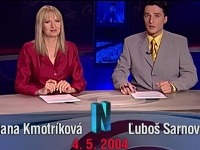 V roku 2004 začínala Adriana Kmotríková v televízii Joj po boku Ľuboša Sarnovského. 
