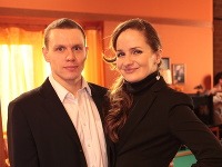 Zuzana Šebová s partnerom Michalom Kubovčíkom.