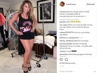 Mariah Carey bežne zverejňuje na instagrame upravované fotografie. 