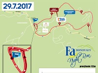Mapa behu - 5 kilometrov Zdroj: www.bratislavamarathon.com