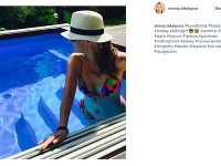 Emma Tekelyová sa pochválila záberom v plavkách na sociálnej sieti.