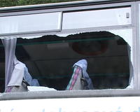 Havária autobusu a kamióna na ceste medzi Handlovou a Prievidzou.