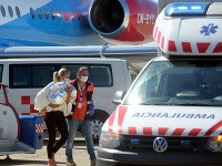 Letecký útvar Ministerstva vnútra Slovenskej republiky  zabezpečil letecký transport len 13-mesačného dieťaťa z Egypta na Slovensko. 