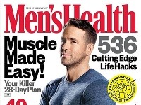 Ryan Reynolds zdobí aktuálne vydanie magazínu Men´s Health. 