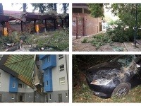 Ničivá smršť sa prehnala Bratislavou