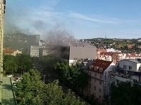 Požiar na Žilinskej ulici v Bratislave