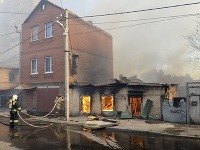 Požiar v Rostove na Done