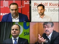 Pavol Frešo, Rudolf Kusý, Juraj Droba a Milan Ftáčnik Pavol Frešo, Rudolf Kusý, Juraj Droba a Milan Ftáčnik