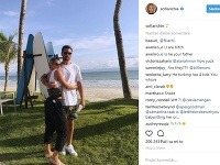 Sofia Richie sa fotkou s aktuálnym milencom Scottom Disickom pochválila na instagrame. Reakcie verejnosti sú rôzne. 