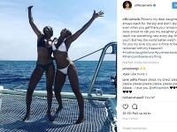 Melanie Brown sa na instagrame pochválila fotkou v bikinách. Pred objektívom jej robila spoločnosť 18-ročná dcéra Phoenix. 