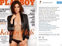 Katrin Heß pózovala pre aktuálne vydanie magazínu Playboy. 