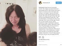 Shannen Doherty zverejňovala na instagrame aj slová plné bolesti a emotívne zábery. 