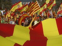 Demonštrácie v Barcelone Demonštrácie v Barcelone