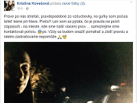 Kristína Kövešová sa v noci dostala do nebezpečnej situácie. Strieľali po nej.