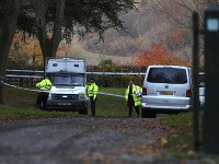 Polícia hliadkuje neďaleko miesta zrážky Polícia hliadkuje neďaleko miesta zrážky