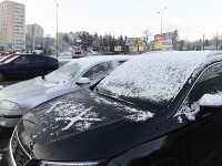 V Košiciach dnes nasnežilo.