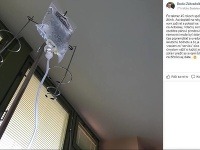 Braňo Záhradník informoval svojich priateľov na Facebooku, že sa nachádza v nemocnici.