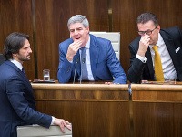 Robert Kaliňák, Béla Bugár a Martin Glváč Robert Kaliňák, Béla Bugár a Martin Glváč