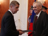 Andrej Babiš a Miloš Zeman