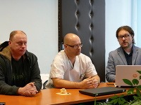 Pacient Roman Brüll, Branislav Kolarovszki a Rastislav Penciak Pacient Roman Brüll, Branislav Kolarovszki a Rastislav Penciak
