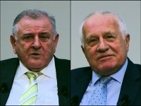 Václav Klaus a Vladimír Mečiar diskutovali v Prahe pri príležitosti 25. výročia rozdelenia Československa. Václav Klaus a Vladimír Mečiar diskutovali v Prahe pri príležitosti 25. výročia rozdelenia Československa.