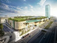 Vizualizácia novej autobusovej stanice Vizualizácia novej autobusovej stanice