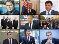 Igor Matovič, Andrej Kiska, Peter Plavčan, trojica nových ústavných sudcov, Ján Lunter, Andrej Danko, Robert Fico a Béla Bugár Igor Matovič, Andrej Kiska, Peter Plavčan, trojica nových ústavných sudcov, Ján Lunter, Andrej Danko, Robert Fico a Béla Bugár
