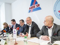Tlačová konferencia Asociácie súkromných lekárov a Asociácie nemocníc Slovenska. Tlačová konferencia Asociácie súkromných lekárov a Asociácie nemocníc Slovenska.