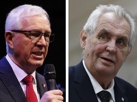 Miloš Zeman a Jiří Drahoš Miloš Zeman a Jiří Drahoš