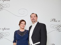 Moderátorka Iveta Malachovská s manželom operným spevákom Martinom Malachovským
